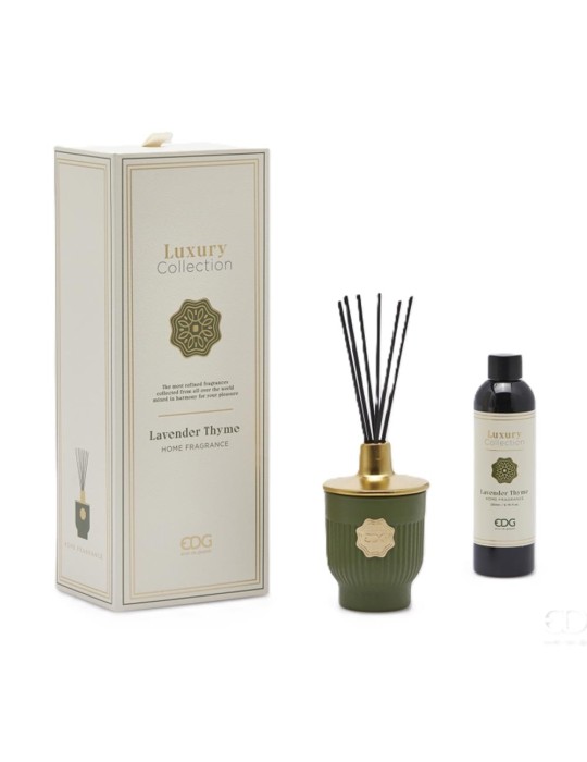 Profumatore Bottiglia Luxury 200ml Lavender Thyme - Diffusore di Design | EDG