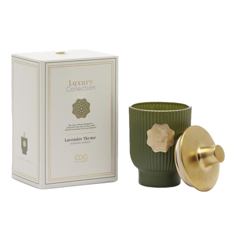 Candela Profumata Luxury Lavender & Thyme 420ml - EDG Enzo De Gasperi