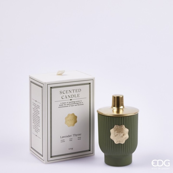 EDG Enzo De Gasperi Candela Luxury Lavender & Thyme 420 ml