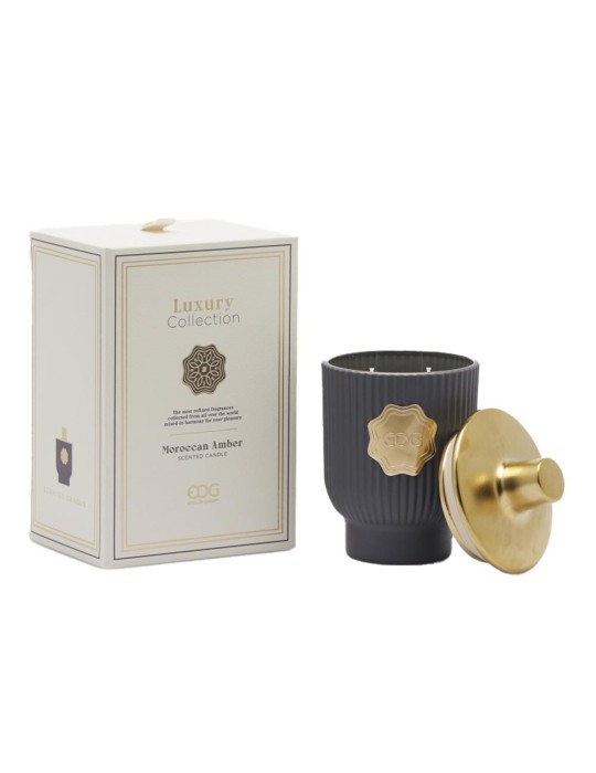 Candela Profumata Luxury Moroccan Amber 420ml - EDG Enzo De Gasperi