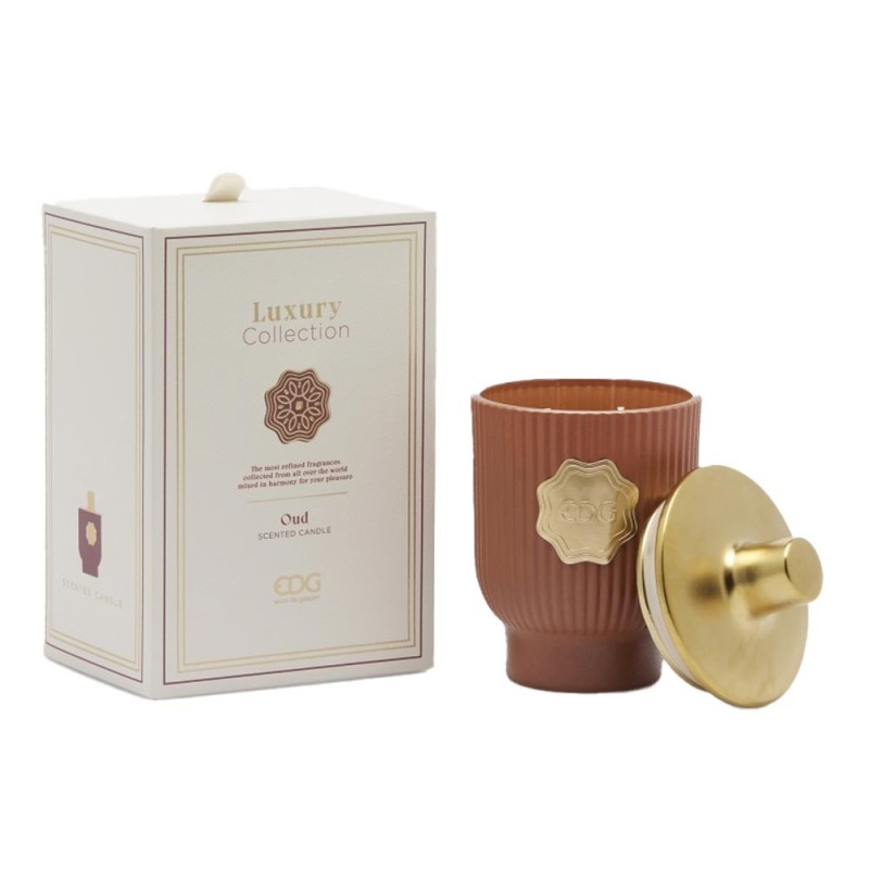 Candela Profumata Luxury all'Oud 420ml - EDG Enzo De Gasperi