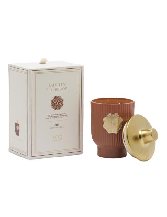 Candela Profumata Luxury all'Oud 420ml - EDG Enzo De Gasperi