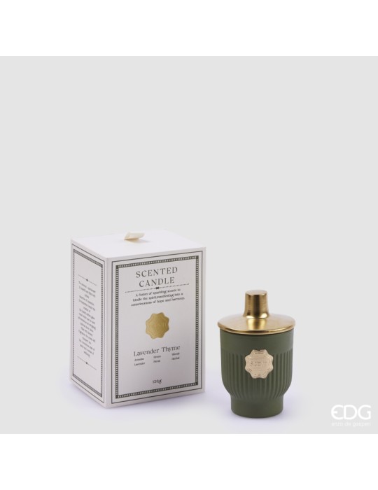 Candela profumata Luxury in vetro 120ml EDG