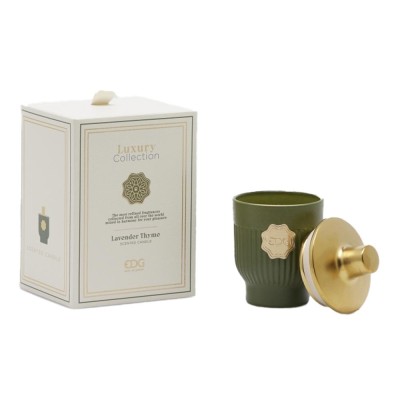 Candela profumata Luxury in vetro 120ml EDG