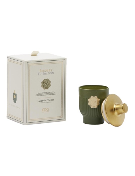 Candela profumata Luxury in vetro 120ml EDG