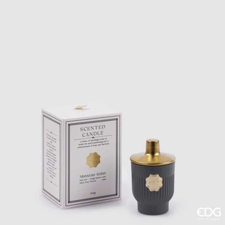 EDG Enzo De Gasperi Candela Luxury Moroccan Amber alta 12 cm