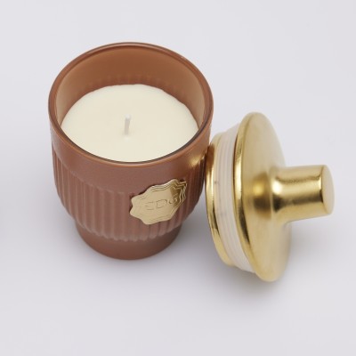 Candela Luxury Rosso Oud H12 cm Profumata con Vetro – EDG... 2