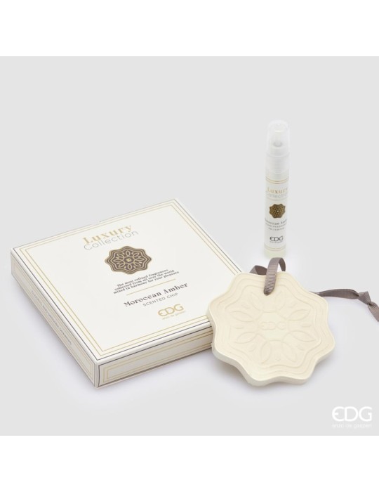 Gesso Profumato Luxury Collection Moroccan Amber Ø 13 cm con Scatola Regalo | EDG