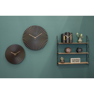 TABLE CLOCK BOOK BLACK PAPER 20X15 2