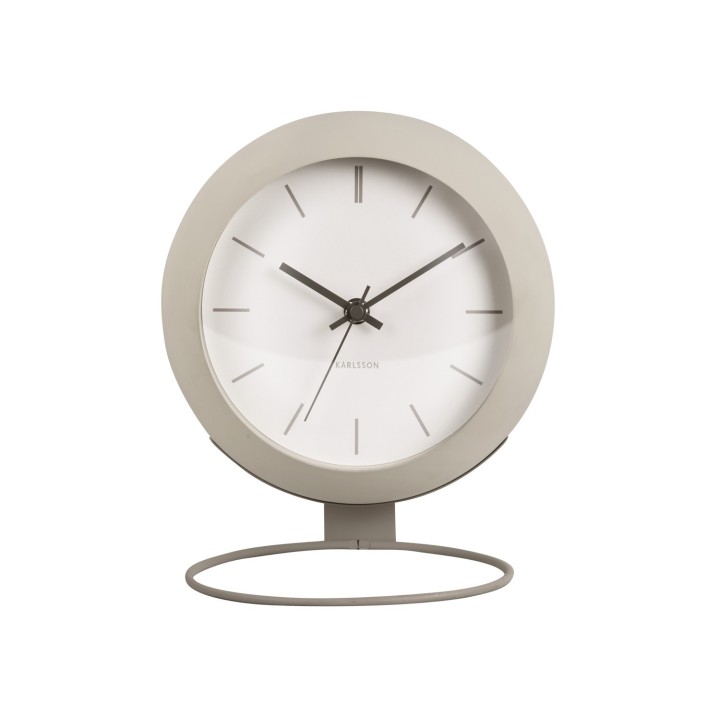 Karlsson Orologio Nirvana Globe grigio alto 25 cm