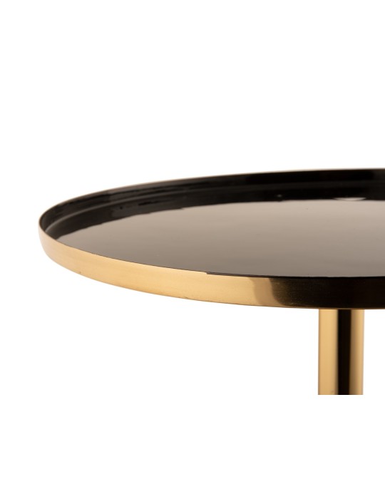 SIDE TABLE ENAMEL BLACK
