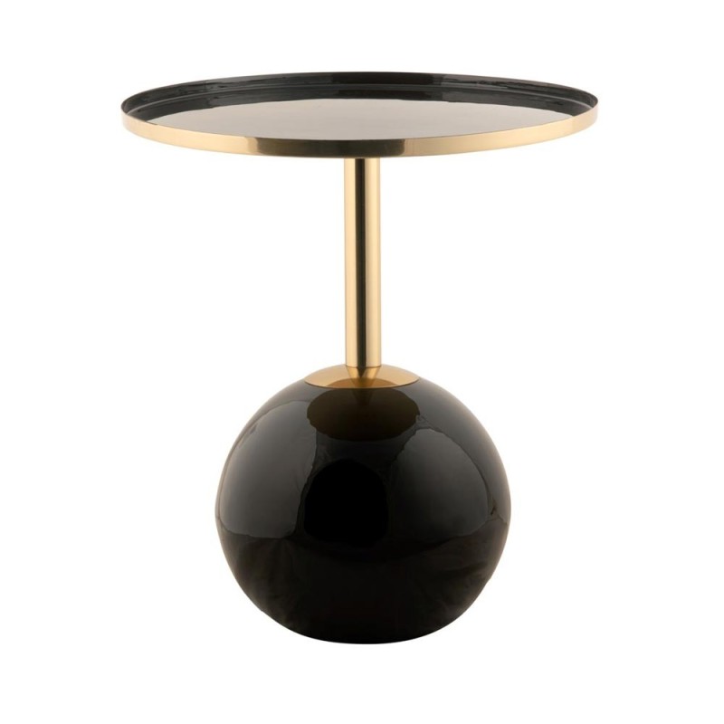 SIDE TABLE ENAMEL BLACK