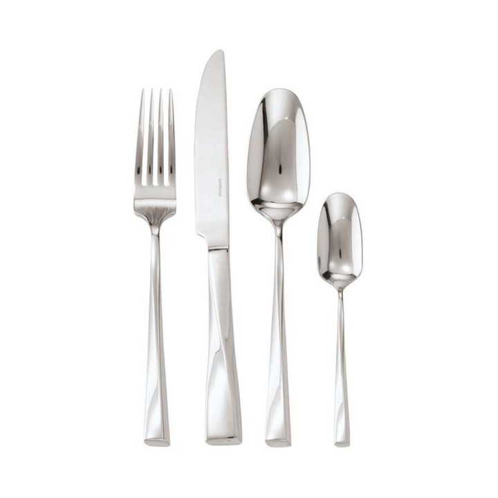 Sambonet Set di 36 posate Twist con manico cavo orfèvre