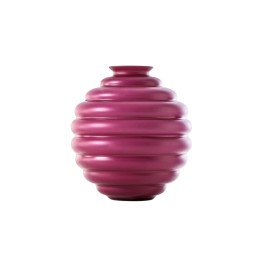 Venini Vaso Deco sabbiato magenta alto 24,5 cm