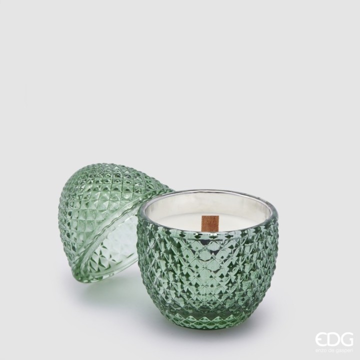 EDG Candela a uovo L'Ove Fig & Gardenia alta 12 cm