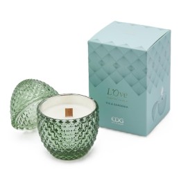 EDG Candela a uovo L'Ove Fig & Gardenia alta 12 cm