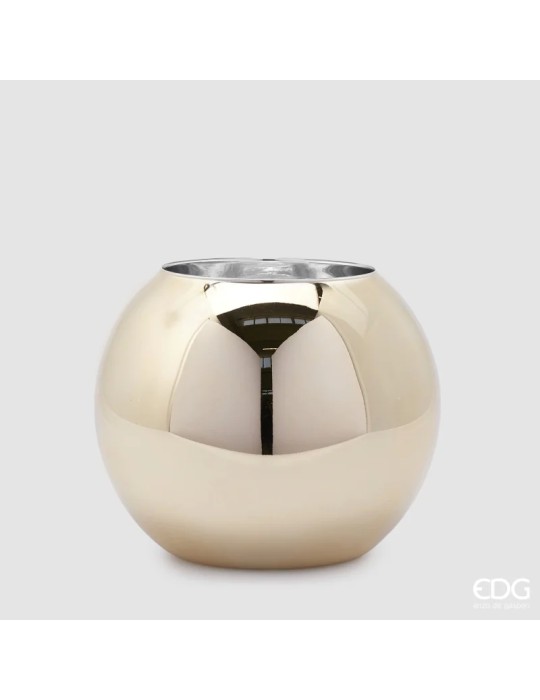 Vaso Sfera Oro H24.5 D30 EDG - Enzo De Gasperi