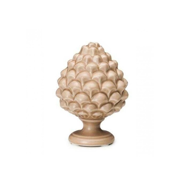 Lamart Pigna decorativa taupe alta 12 cm