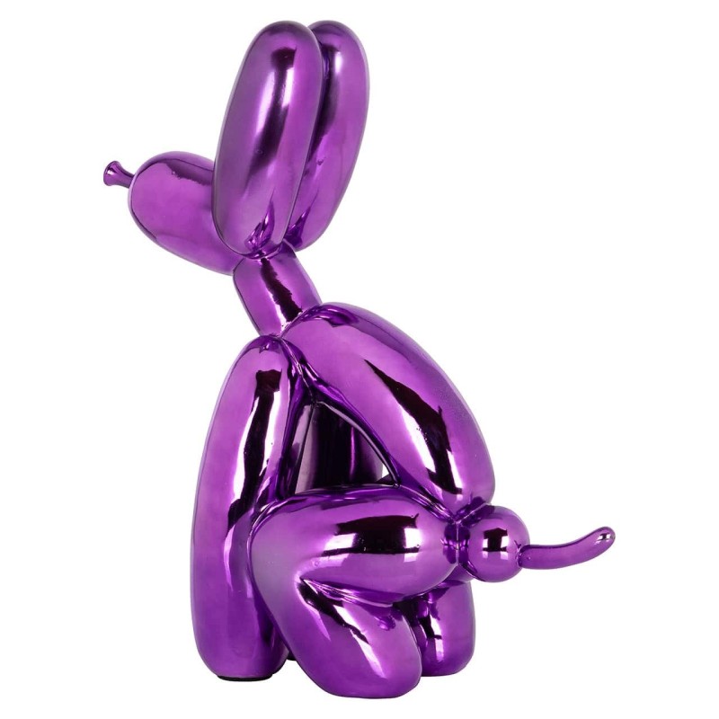ART DECORATION DOG PURPLE