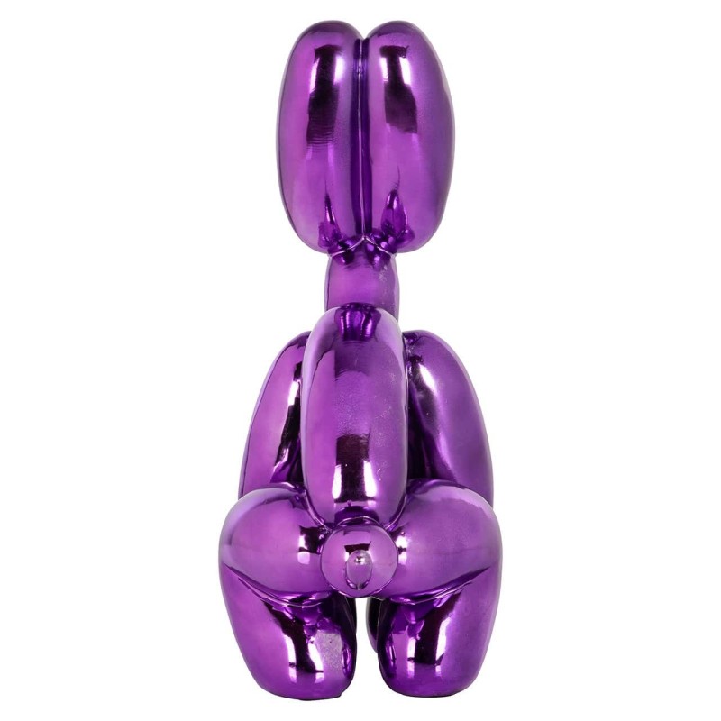 ART DECORATION DOG PURPLE