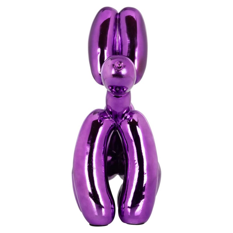 ART DECORATION DOG PURPLE