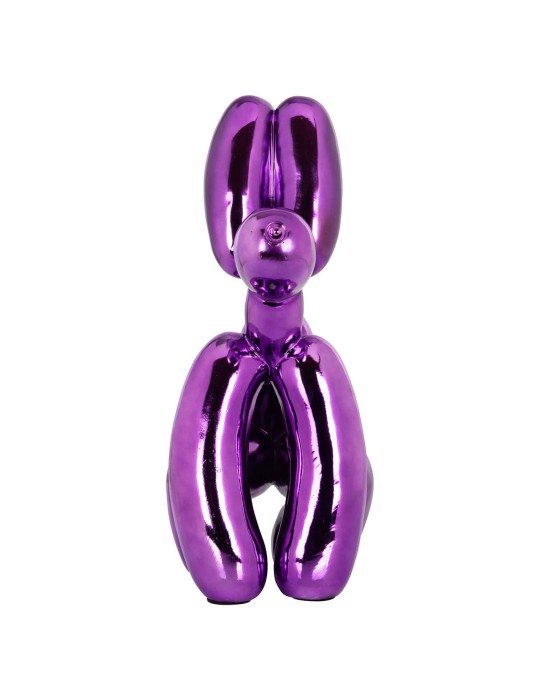 ART DECORATION DOG PURPLE