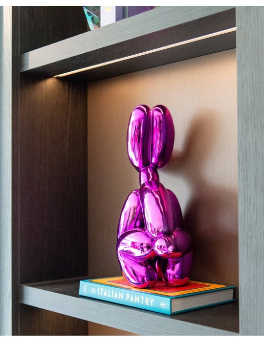 ART DECORATION DOG PURPLE