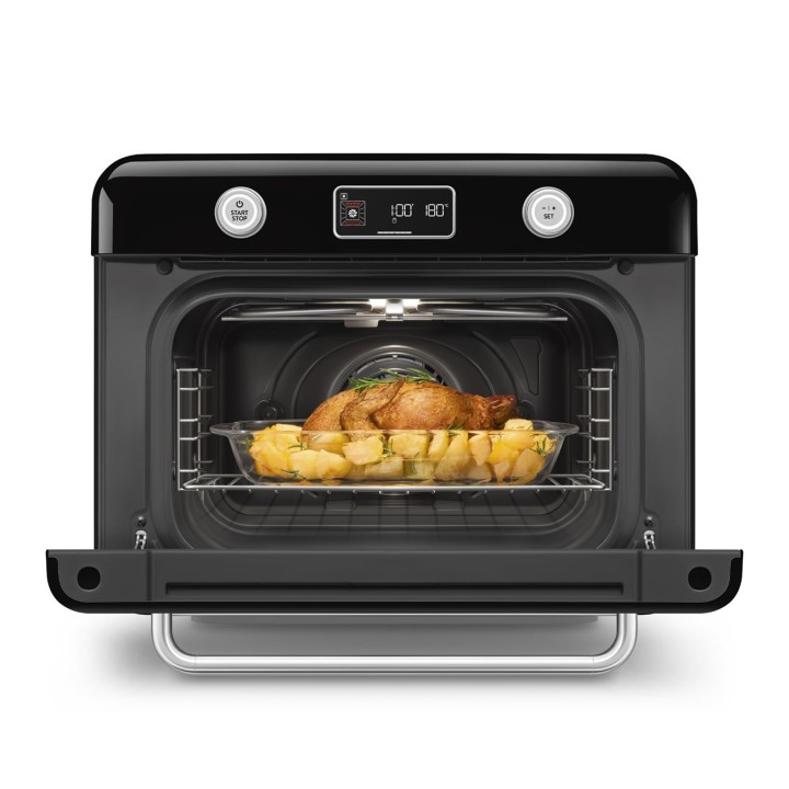 Smeg Forno combinato a vapore 50's Style nero