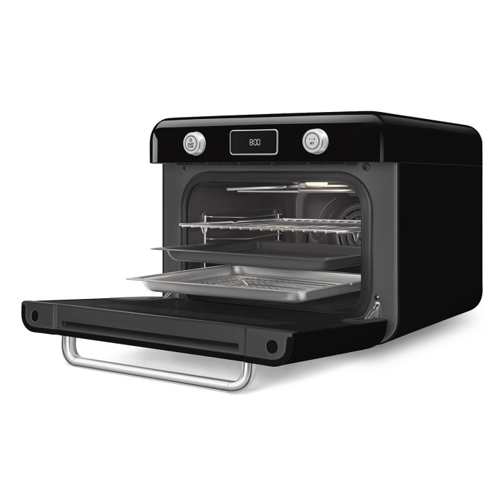 Smeg Forno combinato a vapore 50's Style nero