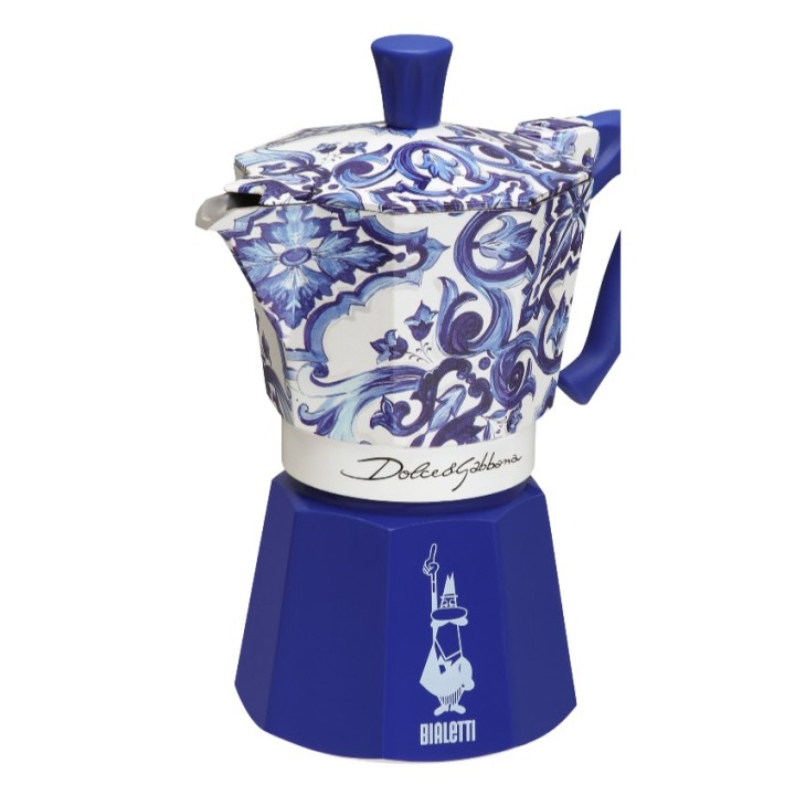 Bialetti Moka Express Dolce&Gabbana Blu Mediterraneo 6 tazze