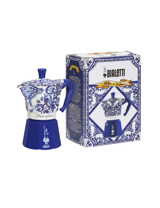 MOKA EXPRESS 6TZ BLU MEDITERRANEO D&G