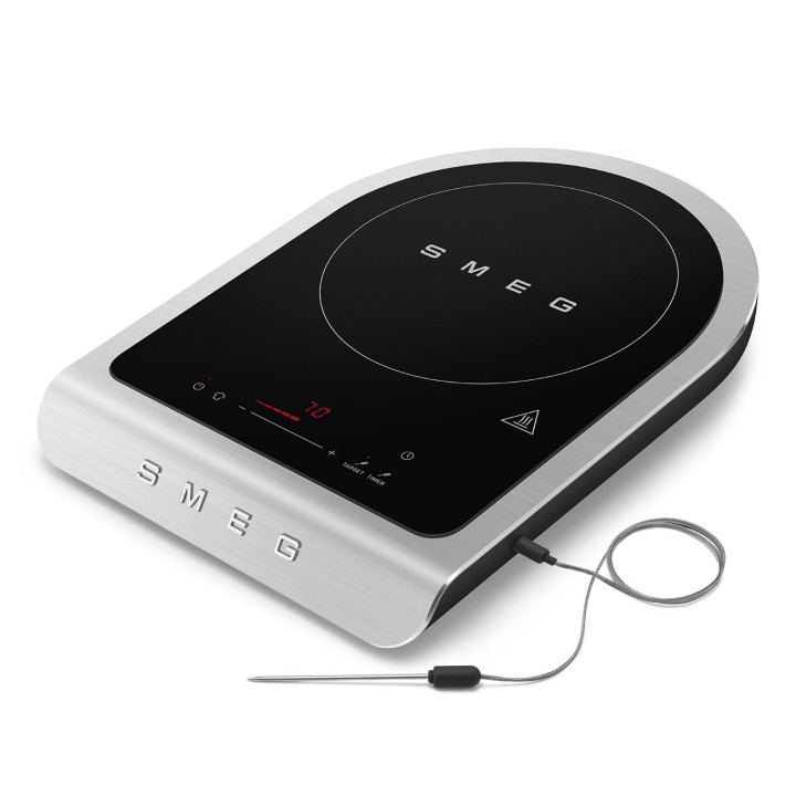 Smeg Piastra a induzione portatile nera opaca