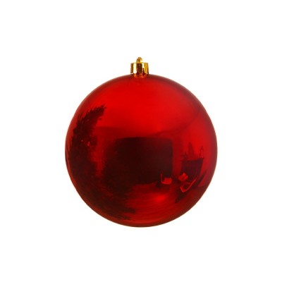 BAUBLES SHATTERPROOF  SHINY RED D.14