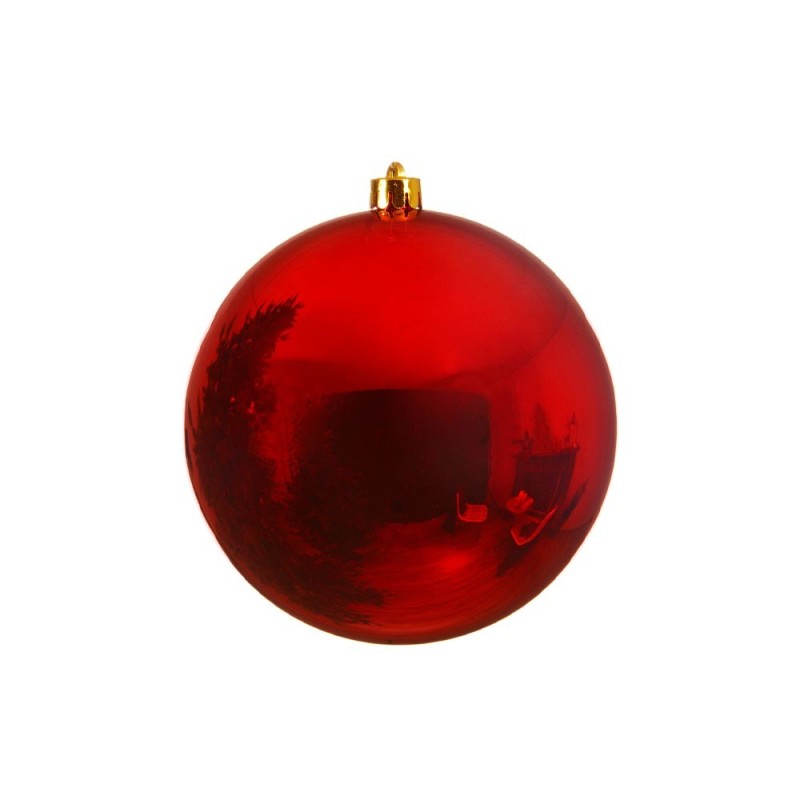 BAUBLES SHATTERPROOF  SHINY RED D.14