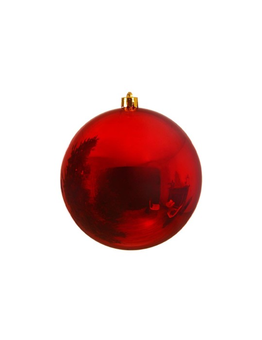 BAUBLES SHATTERPROOF  SHINY RED D.14