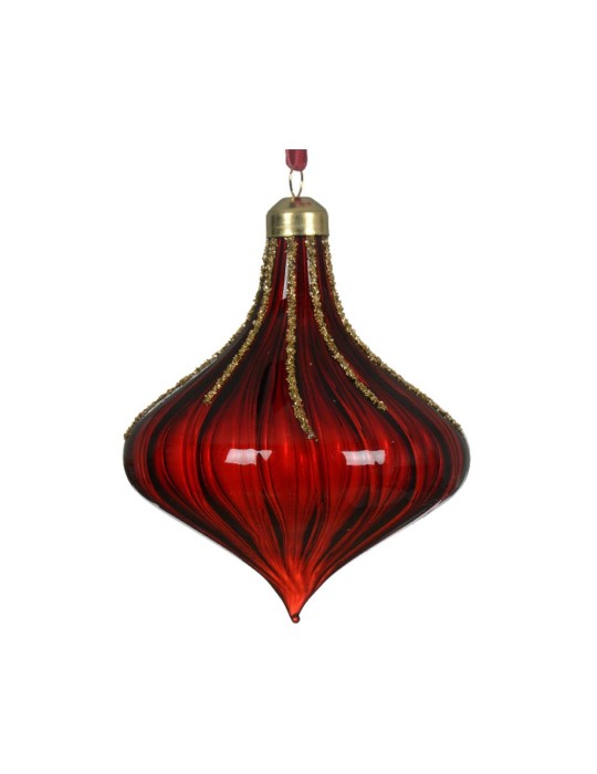 ONION GLASS TRANSPARENT COLOR OXBLOOD
