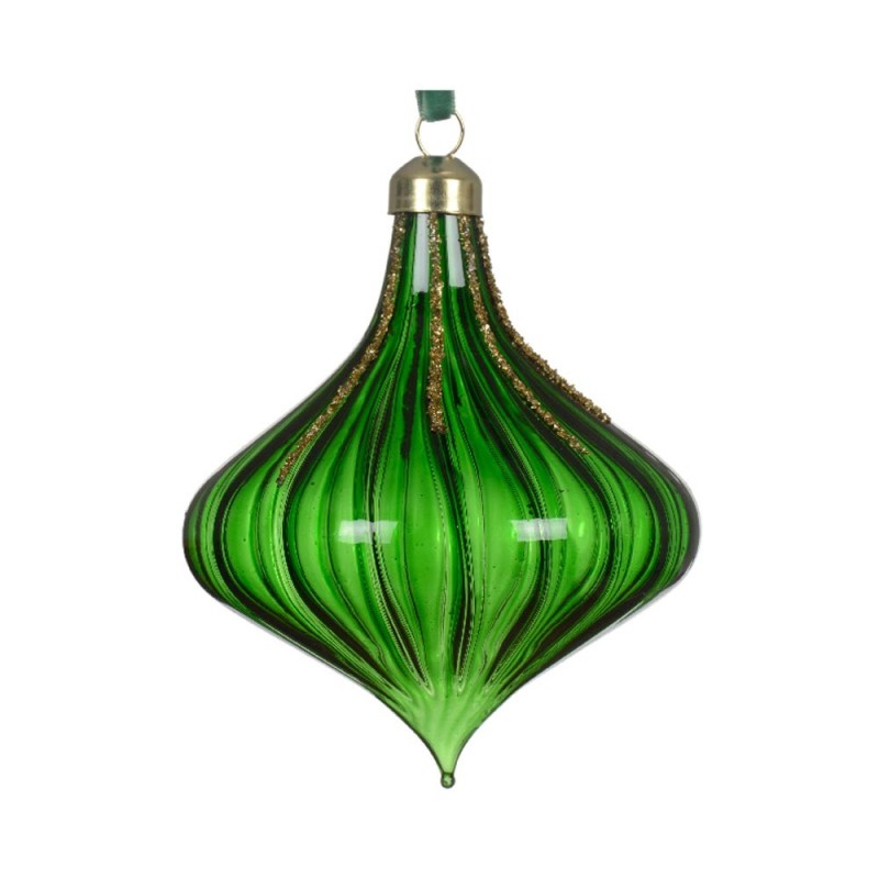 ONION GLASS TRANSPARENT COLOR GREEN  