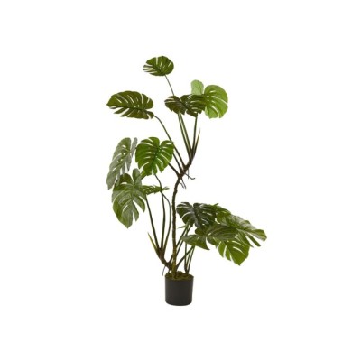 Monstera Artificiale con Vaso H.130 cm Verde - EDG Enzo...