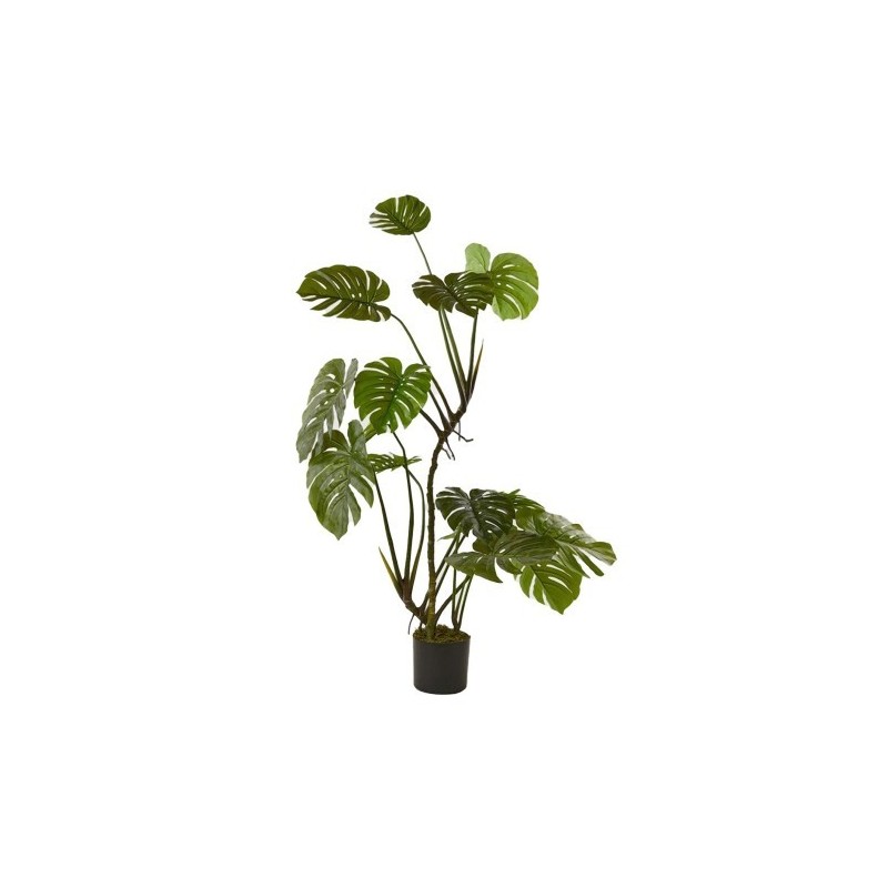 Monstera Artificiale con Vaso H.130 cm Verde - EDG Enzo De Gasperi