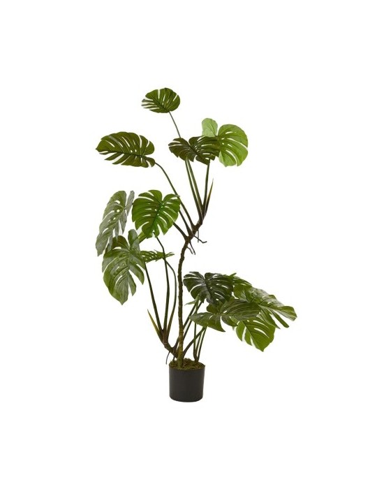 Monstera Artificiale con Vaso H.130 cm Verde - EDG Enzo De Gasperi