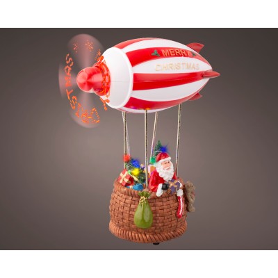Decorazione Natalizia Mongolfiera Dirigibile con Babbo... 2