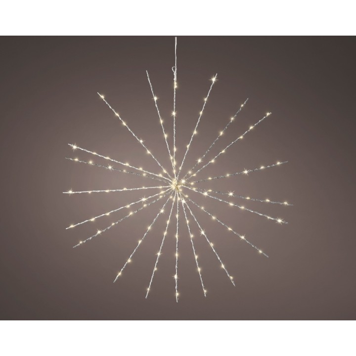 Kaemingk Stella Polestar a micro LED lampeggianti Ø 55 cm
