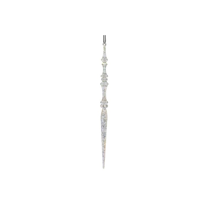 Kaemingk Ghiacciolo acrilico con glitter interni lungo 11 cm
