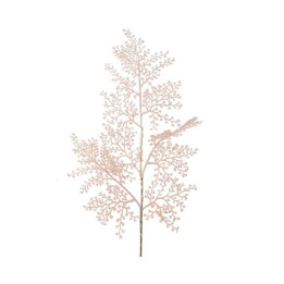 Kaemingk Spray glitterato rosa in PE alto 68 cm