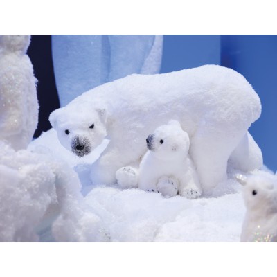 BEAR ARTIFICIAL FUR GLITTERS 2