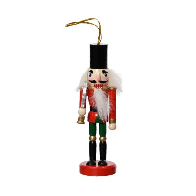 NUTCRACKER PINEWOOD ON BASE WHITE