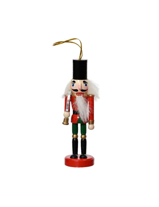 NUTCRACKER PINEWOOD ON BASE WHITE