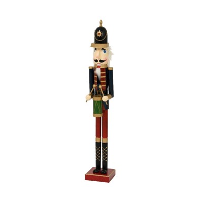 Schiaccianoci Natalizio Tamburino in Legno H 120 cm –...