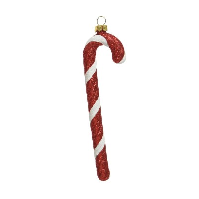 CANDY SHATTERPROOF GLITTER CANDY CANE