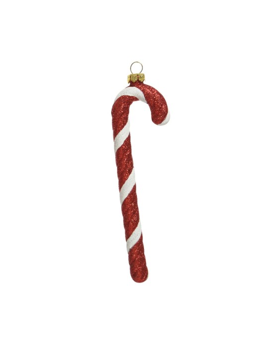 CANDY SHATTERPROOF GLITTER CANDY CANE